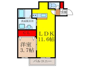 パロス池田住吉の物件間取画像